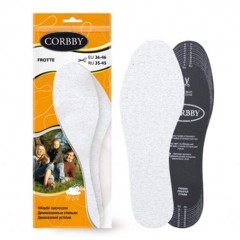  Стельки Corbby - Линия Свежесть - FROTTE для спортивной обуви, белые, безразмерные - арт.corb1201c упаковка 5 шт
